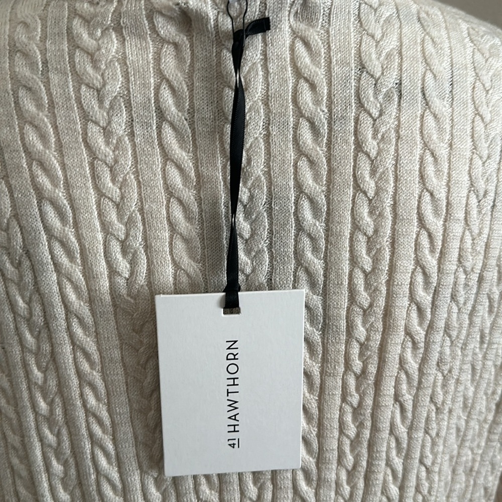 NWT 41 Hawthorn | Kellie Cable Knit Pullover - Picture 4 of 5